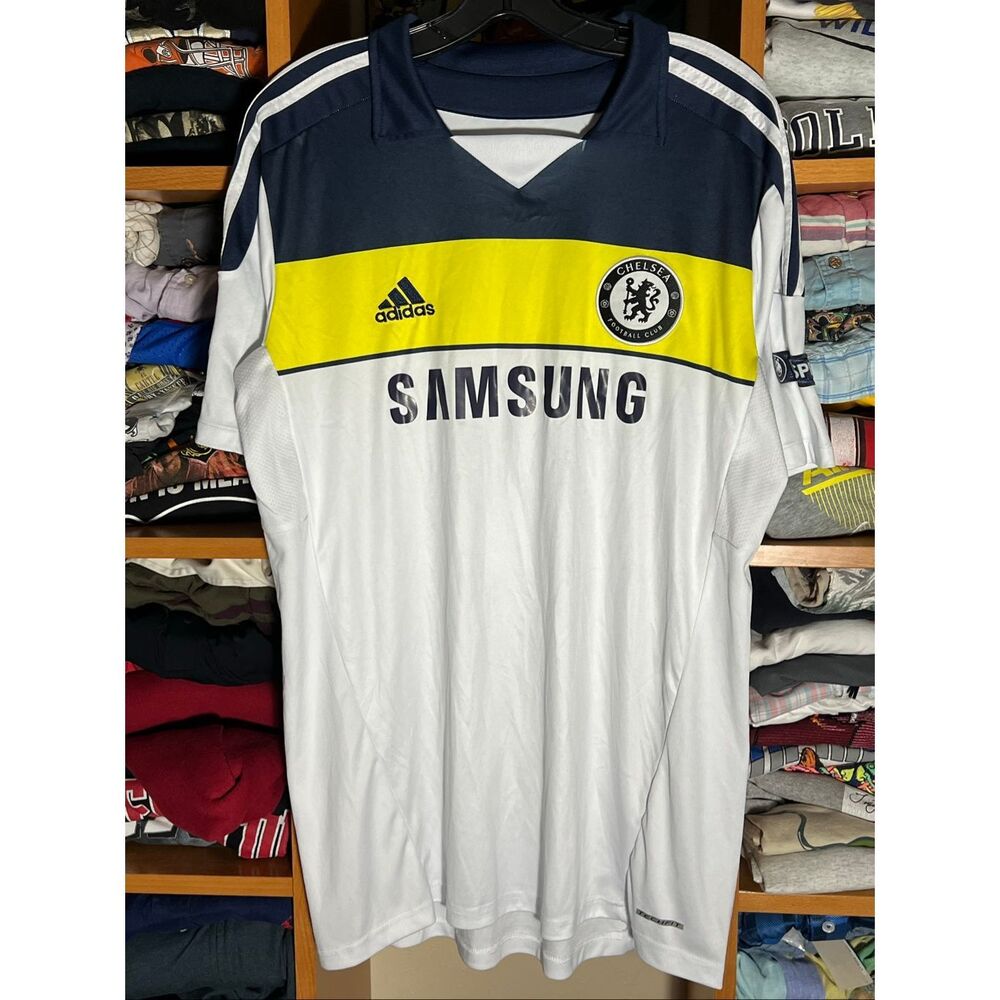 Adidas Men’s Chelsea FC Drogba 2011/12 Third Kit Jersey XL